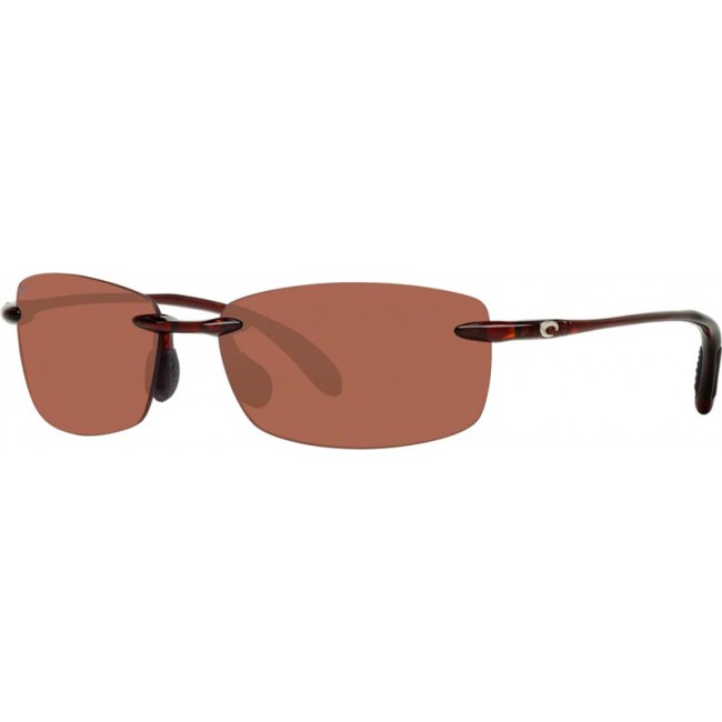 Costa Ballast Sunglasses Tortoise Frame Copper Lens