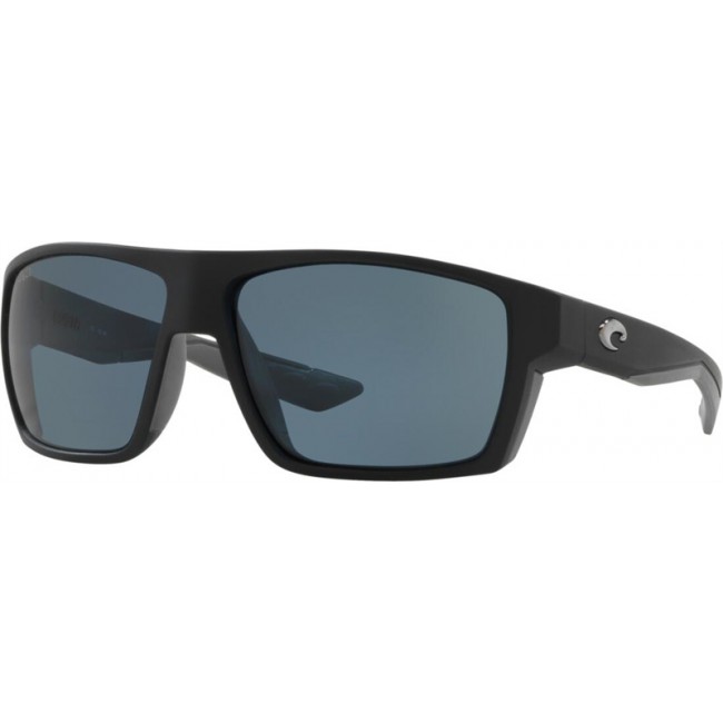 Costa Bloke Sunglasses Matte Black Frame Grey Lens