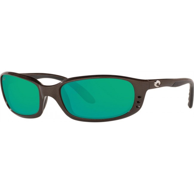 Costa Brine Sunglasses Gunmetal Frame Green Lens