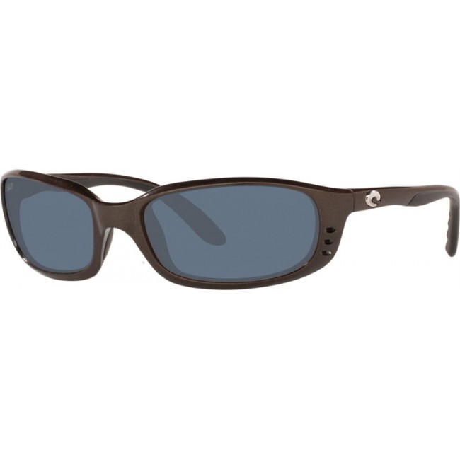 Costa Brine Sunglasses Gunmetal Frame Grey Lens