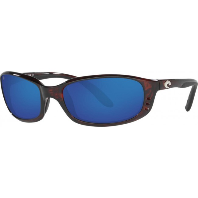 Costa Brine Sunglasses Tortoise Frame Blue Lens
