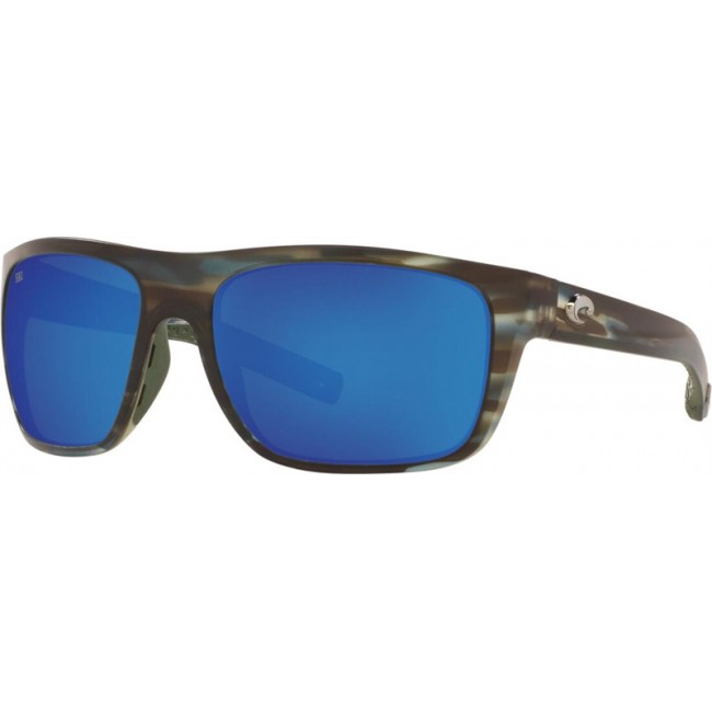 Costa Broadbill Sunglasses Matte Reef Frame Blue Lens