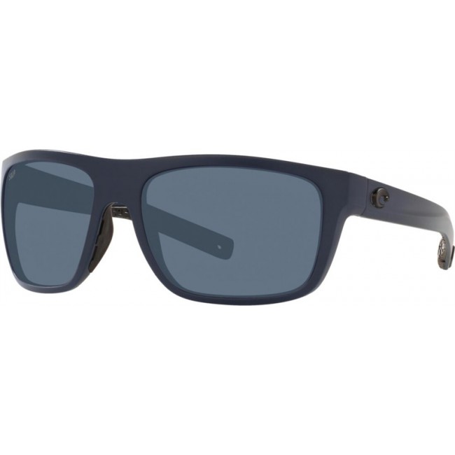 Costa Broadbill Sunglasses Midnight Blue Frame Grey Lens