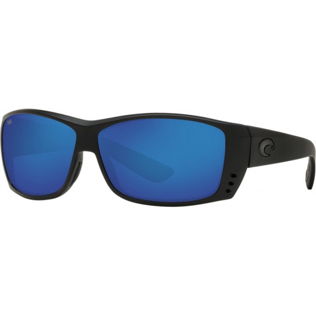 Costa Cat Cay Sunglasses Blackout Frame Blue Lens