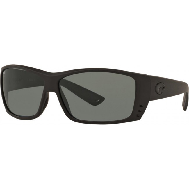 Costa Cat Cay Sunglasses Blackout Frame Grey Lens