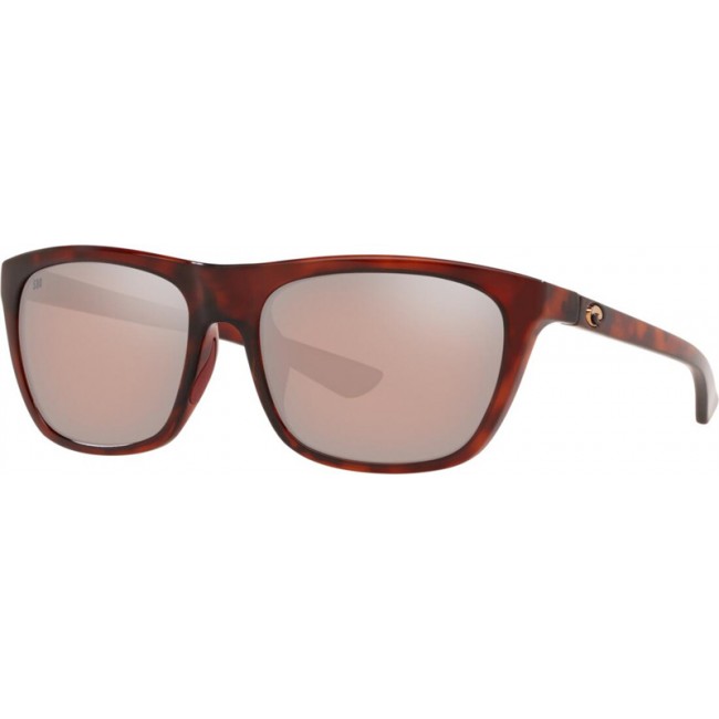 Costa Cheeca Sunglasses Rose Tortoise Frame Copper Silver Lens