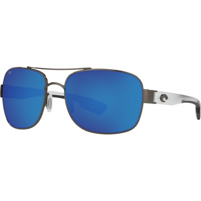 Costa Cocos Sunglasses Gunmetal Frame Blue Lens