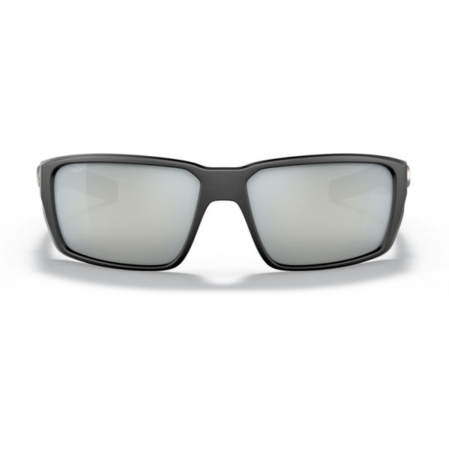 Costa Fantail PRO Sunglasses Matte Black Frame Grey Silver Lens