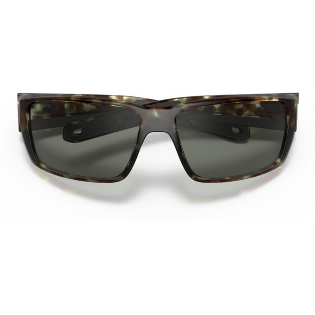 Costa Fantail PRO Sunglasses Matte Wetlands Frame Grey Lens
