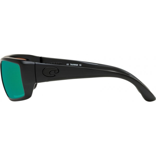 Costa Fantail Sunglasses Blackout Frame Green Lens