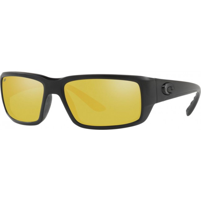 Costa Fantail Sunglasses Blackout Frame Sunrise Silver Lens