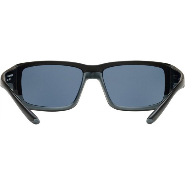 Costa Fantail Sunglasses Matte Black Frame Grey Lens
