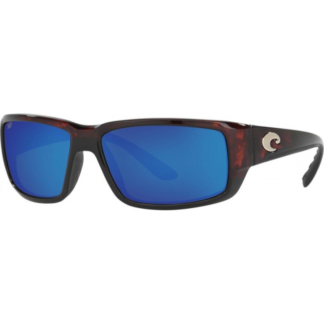 Costa Fantail Sunglasses Tortoise Frame Blue Lens