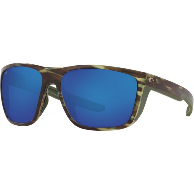 Costa Ferg Sunglasses Matte Reef Frame Blue Lens