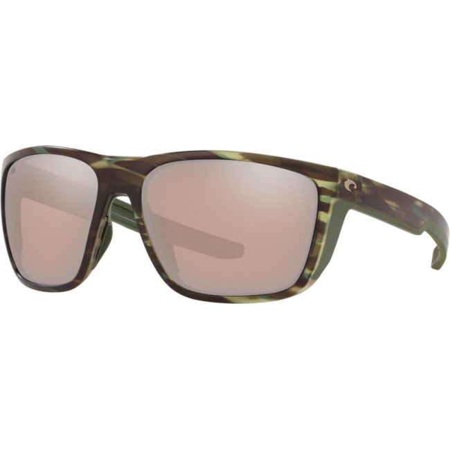 Costa Ferg Sunglasses Matte Reef Frame Copper Silver Lens