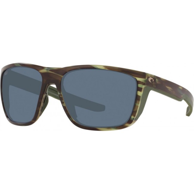 Costa Ferg Sunglasses Matte Reef Frame Grey Lens