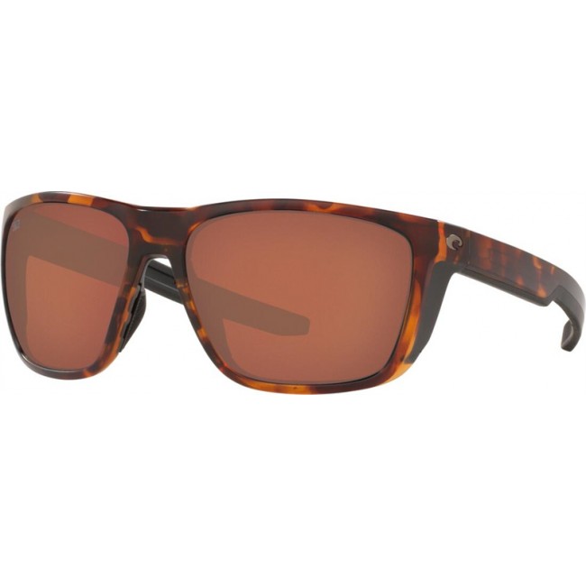 Costa Ferg Sunglasses Matte Tortoise Frame Copper Lens