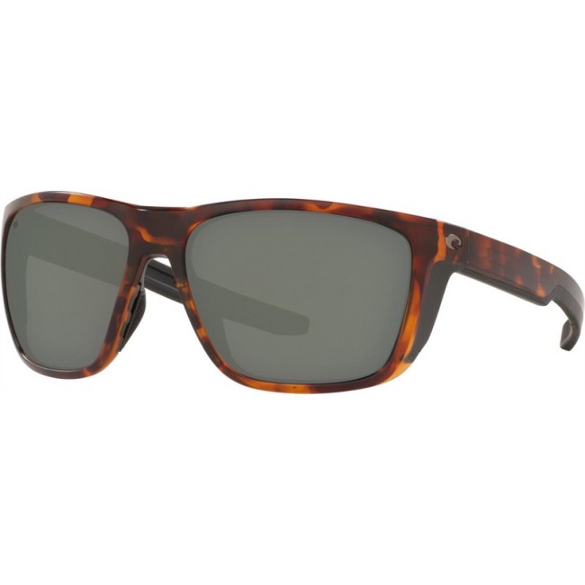 Costa Ferg Sunglasses Matte Tortoise Frame Grey Lens
