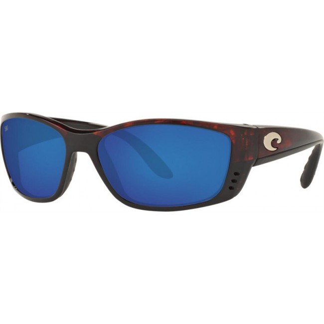 Costa Fisch Sunglasses Tortoise Frame Blue Lens