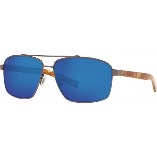 Costa Flagler Sunglasses Gunmetal Frame Blue Lens