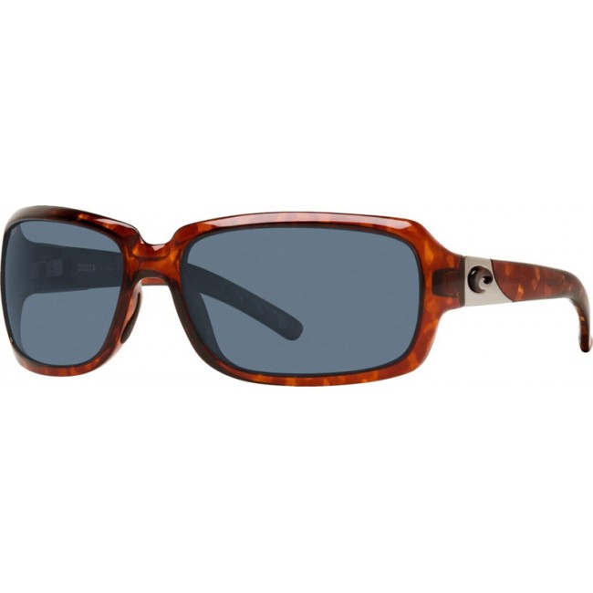 Costa Isabela Sunglasses Tortoise Frame Grey Lens