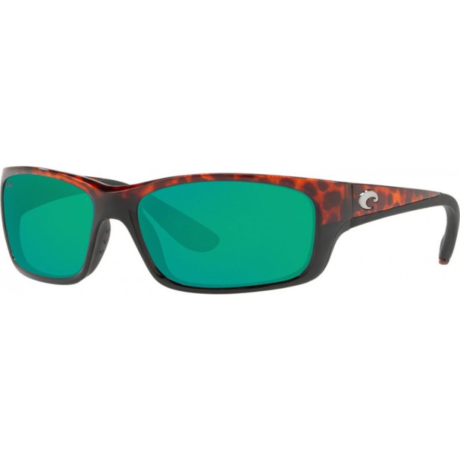 Costa Jose Sunglasses Tortoise Frame Green Lens