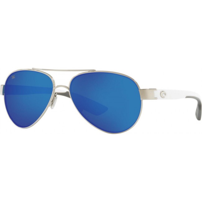 Costa Loreto Sunglasses Palladium Frame Blue Lens