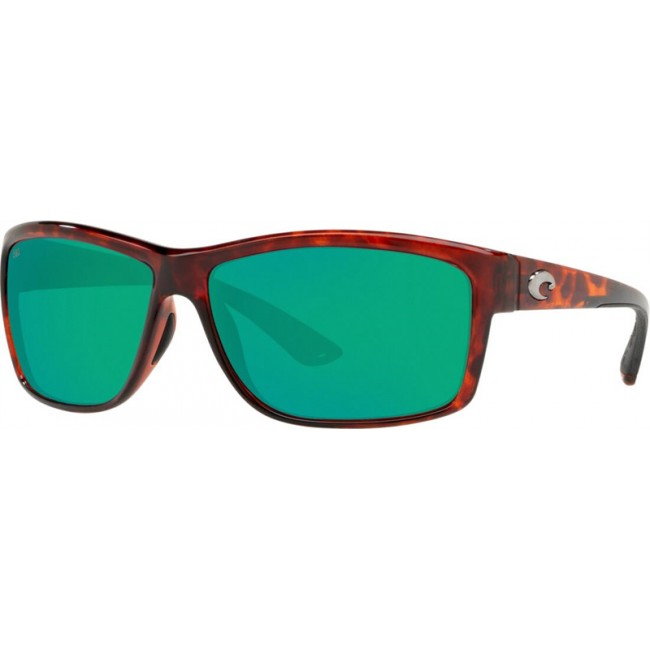 Costa Mag Bay Sunglasses Tortoise Frame Green Lens