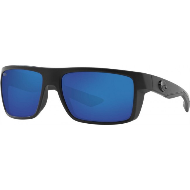 Costa Motu Sunglasses Blackout Frame Blue Lens