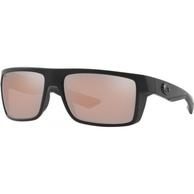 Costa Motu Sunglasses Blackout Frame Copper Silver Lens