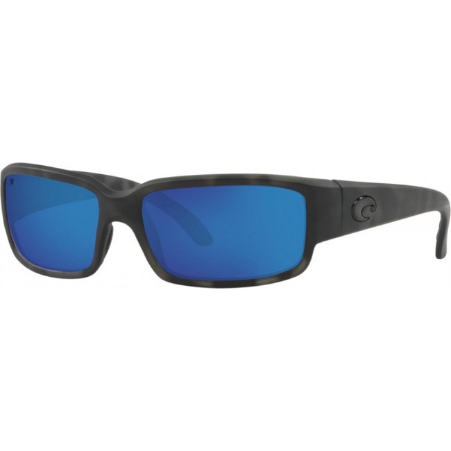 Costa Ocearch Caballito Sunglasses Tiger Shark Ocearch Frame Blue Lens