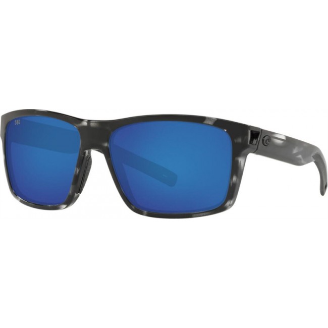 Costa Ocearch Slack Tide Sunglasses Shiny Tiger Shark Ocearch Frame Blue Lens