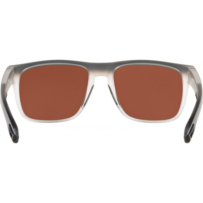 Costa Ocearch Spearo Sunglasses Ocearch Matte Fog Gray Frame Green Lens