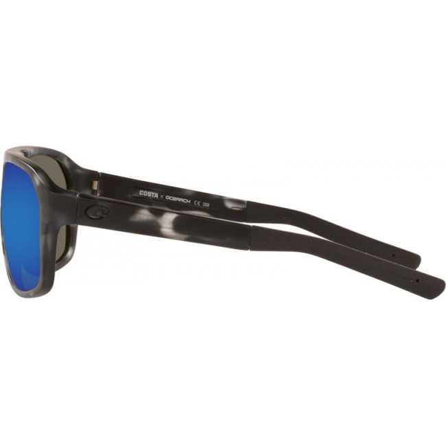 Costa Ocearch Switchfoot Sunglasses Tiger Shark Ocearch Frame Blue Lens