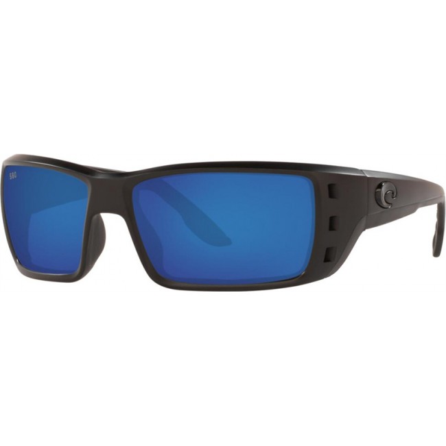 Costa Permit Sunglasses Blackout Frame Blue Lens