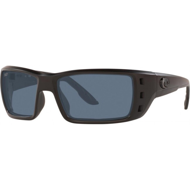 Costa Permit Sunglasses Blackout Frame Grey Lens