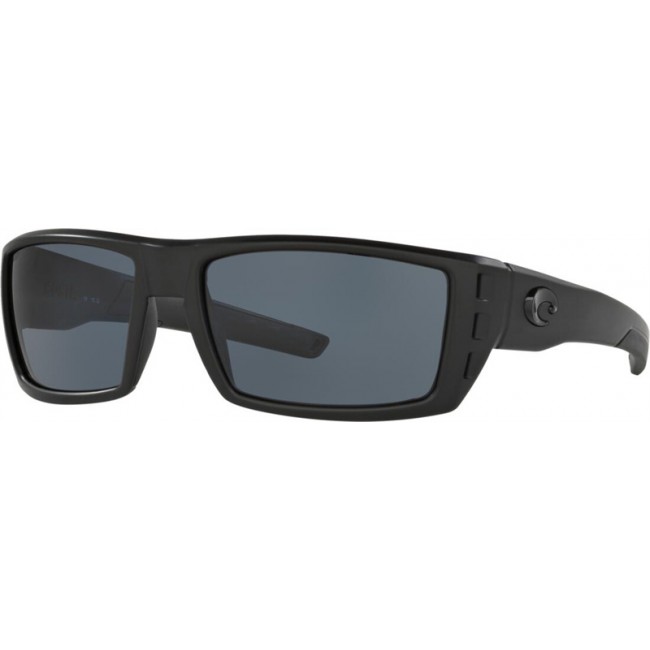 Costa Rafael Sunglasses Blackout Frame Grey Lens