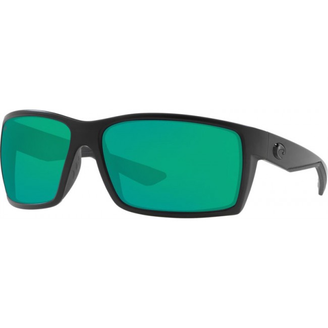 Costa Reefton Sunglasses Blackout Frame Green Lens