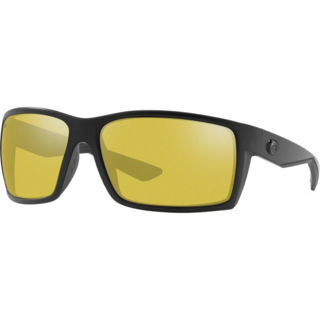 Costa Reefton Sunglasses Blackout Frame Sunrise Silver Lens