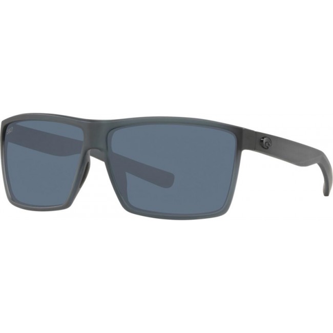 Costa Rincon Sunglasses Matte Smoke Crystal Frame Grey Lens