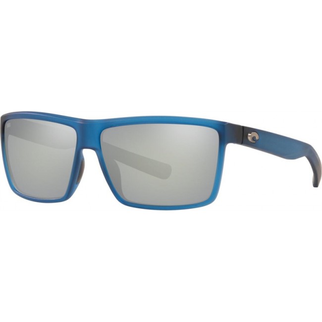 Costa Rinconcito Sunglasses Matte Atlantic Blue Frame Grey Silver Lens
