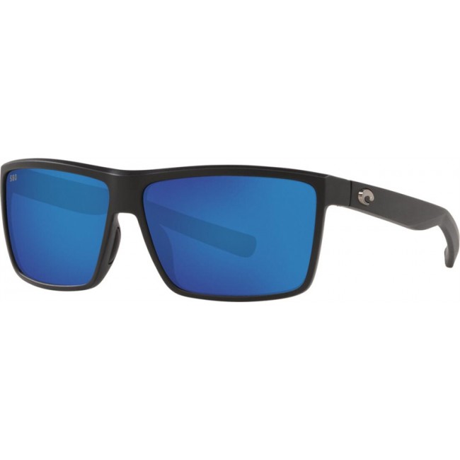 Costa Rinconcito Sunglasses Matte Black Frame Blue Lens