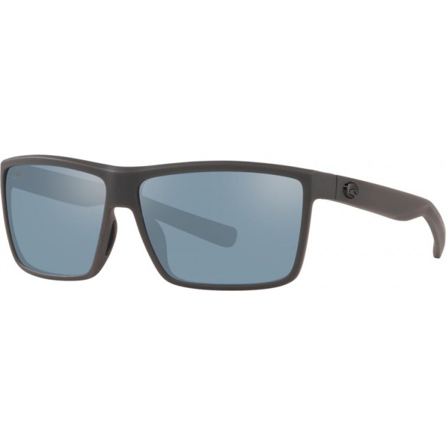 Costa Rinconcito Sunglasses Matte Gray Frame Grey Silver Lens