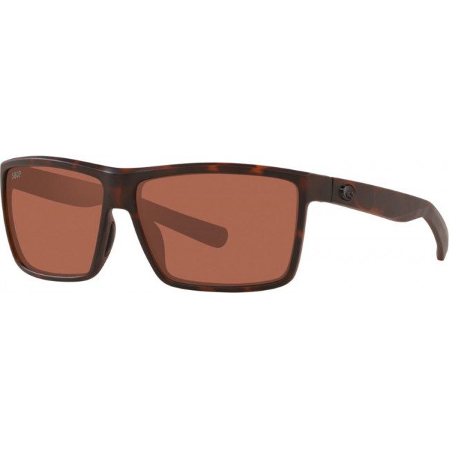 Costa Rinconcito Sunglasses Matte Tortoise Frame Copper Lens