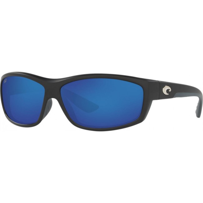 Costa Saltbreak Sunglasses Matte Black Frame Blue Lens