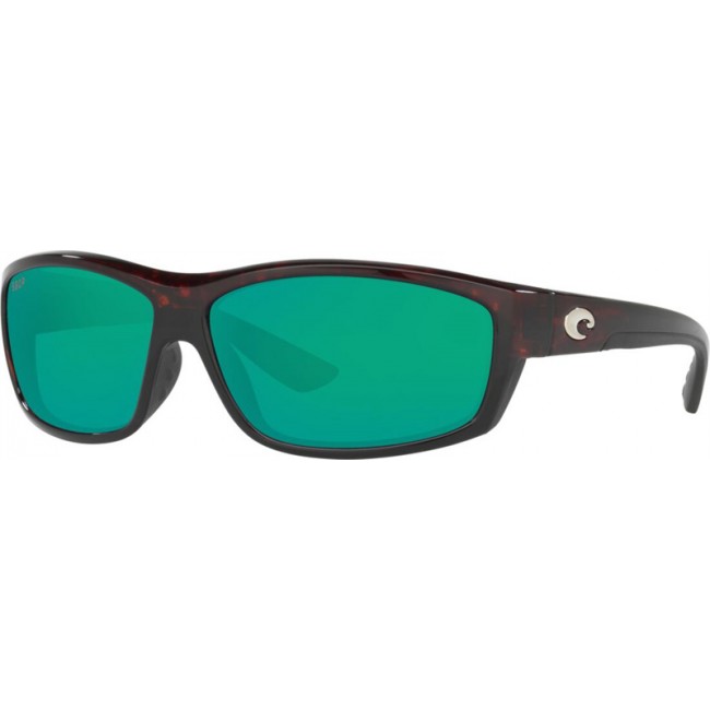 Costa Saltbreak Sunglasses Tortoise Frame Green Lens