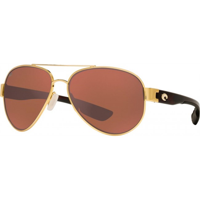 Costa South Point Sunglasses Gold Frame Copper Lens