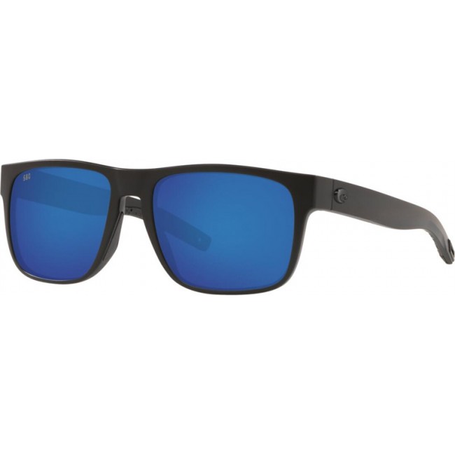 Costa Spearo Sunglasses Blackout Frame Blue Lens