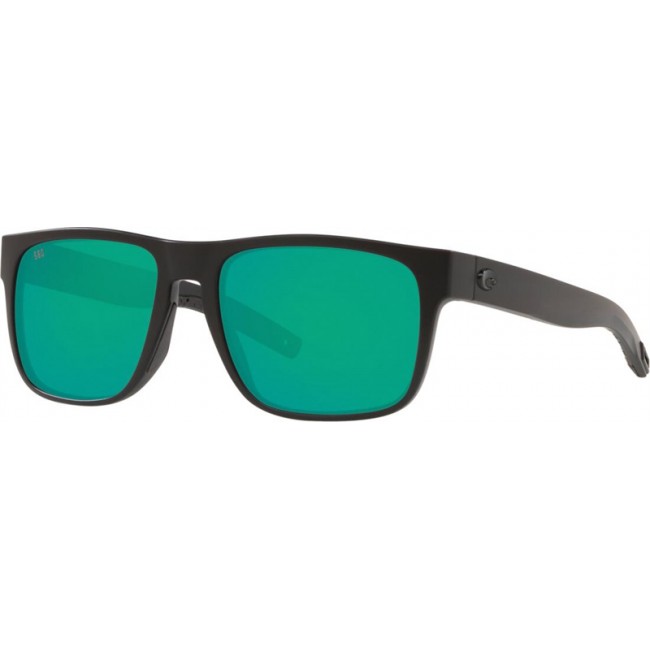 Costa Spearo Sunglasses Blackout Frame Green Lens