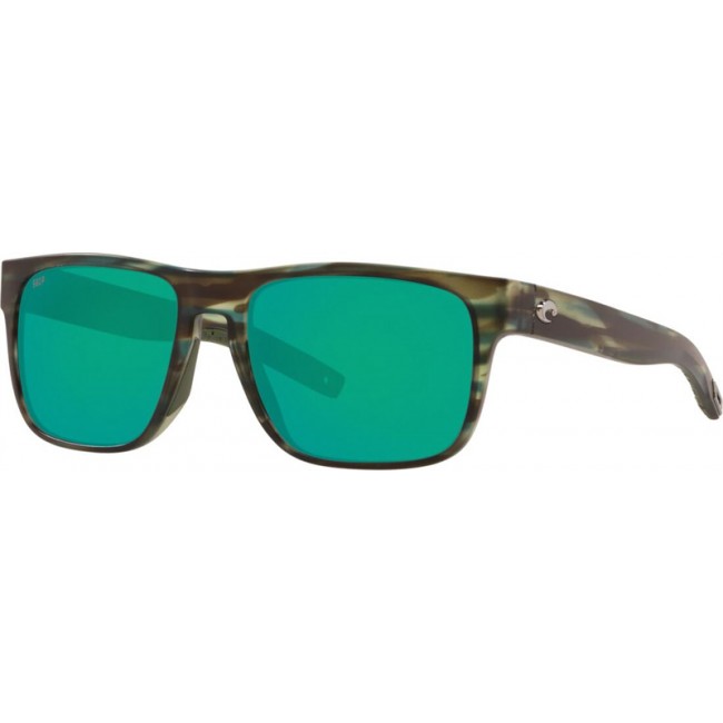 Costa Spearo Sunglasses Matte Reef Frame Green Lens